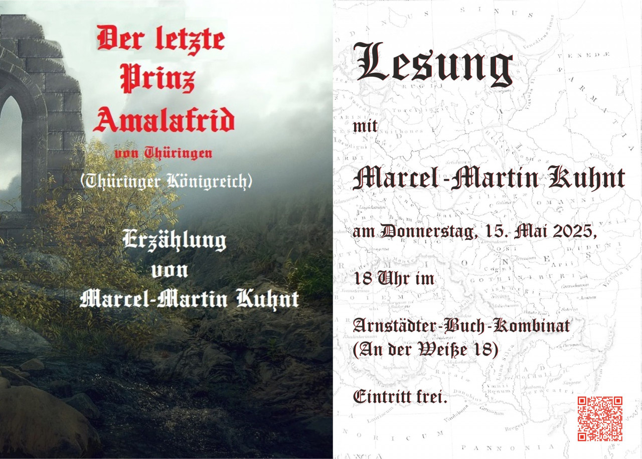b2ap3_large_Lesung_amalafried_2025 THK Verlag | Buchlesung mit Marcel-Martin Kuhnt:                          Eine Reise in die Geschichte Thüringens - THK-Blog